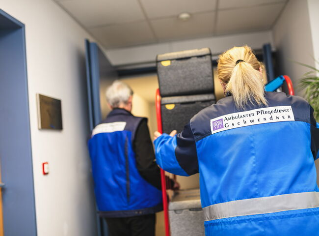 Essen wird ausgeliefert